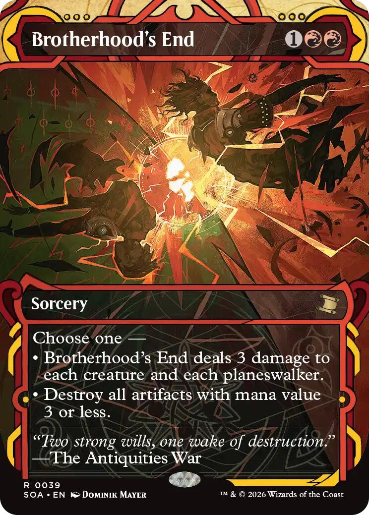 Brotherhood's End [Secrets of Strixhaven: Mystical Archive] | Cards and Coasters CA