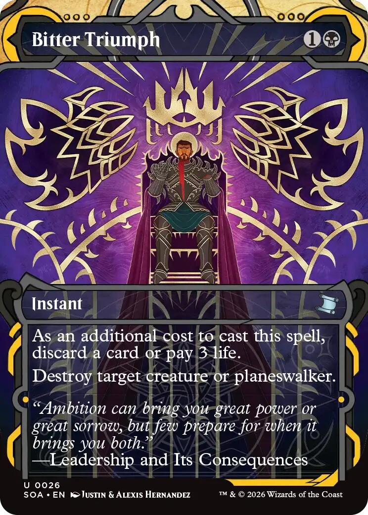 Bitter Triumph [Secrets of Strixhaven: Mystical Archive] | Cards and Coasters CA
