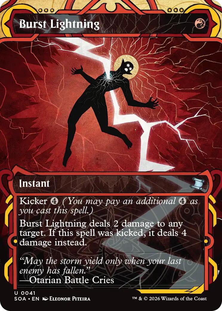 Burst Lightning [Secrets of Strixhaven: Mystical Archive] | Cards and Coasters CA