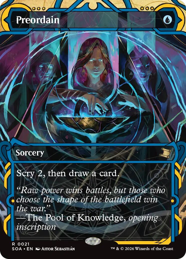 Preordain [Secrets of Strixhaven: Mystical Archive] | Cards and Coasters CA