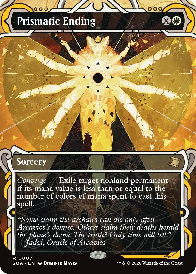 Prismatic Ending [Secrets of Strixhaven: Mystical Archive] | Cards and Coasters CA