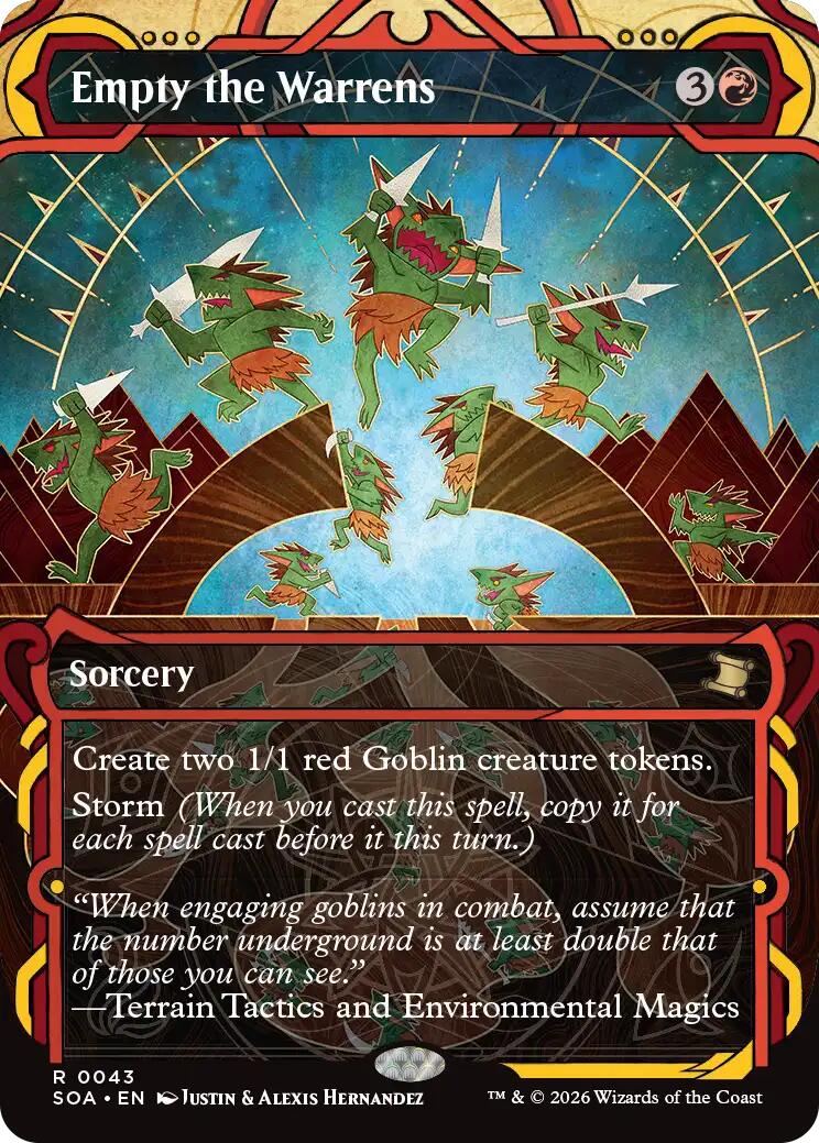 Empty the Warrens [Secrets of Strixhaven: Mystical Archive] | Cards and Coasters CA