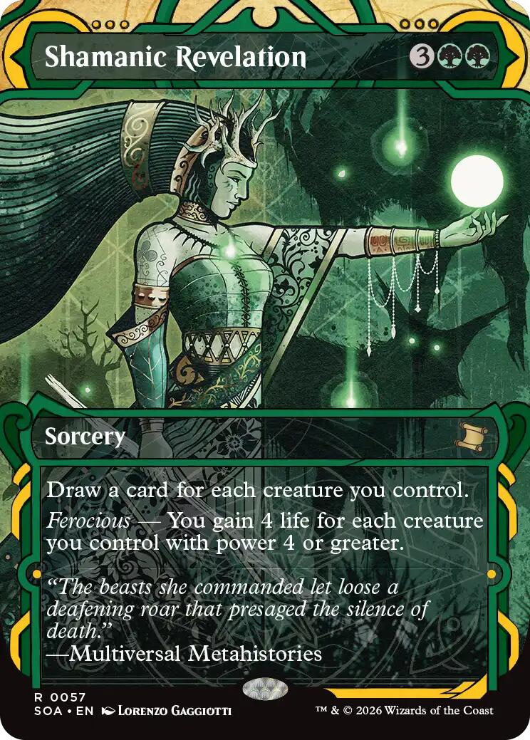 Shamanic Revelation [Secrets of Strixhaven: Mystical Archive] | Cards and Coasters CA