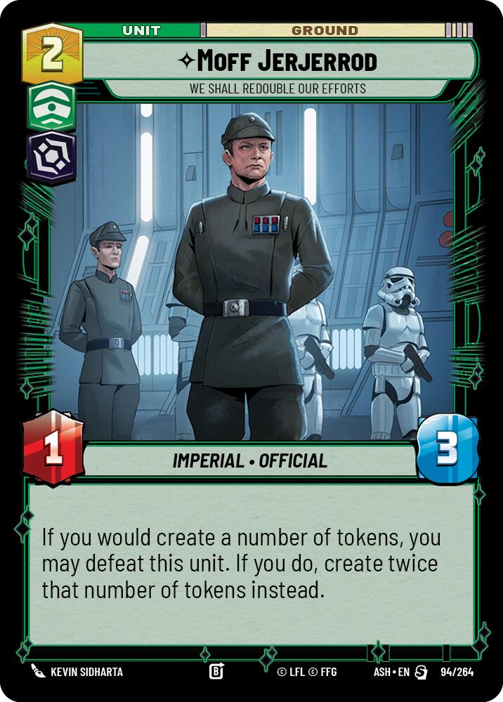 Moff Jerjerrod - We Shall Redouble Our Efforts (94/264) (94/264) [Ashes of the Empire] | Cards and Coasters CA