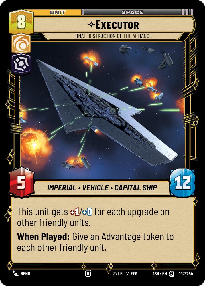 Executor - Final Destruction of the Alliance (197/264) (197/264) [Ashes of the Empire] | Cards and Coasters CA