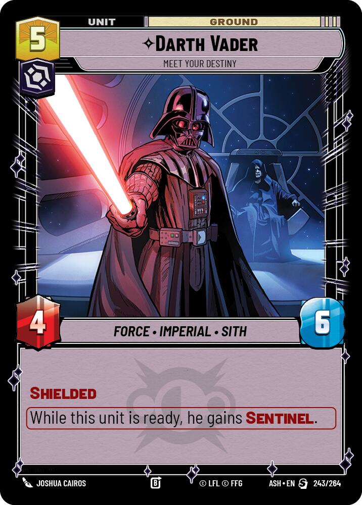 Darth Vader - Meet Your Destiny (243/264) (243/264) [Ashes of the Empire] | Cards and Coasters CA