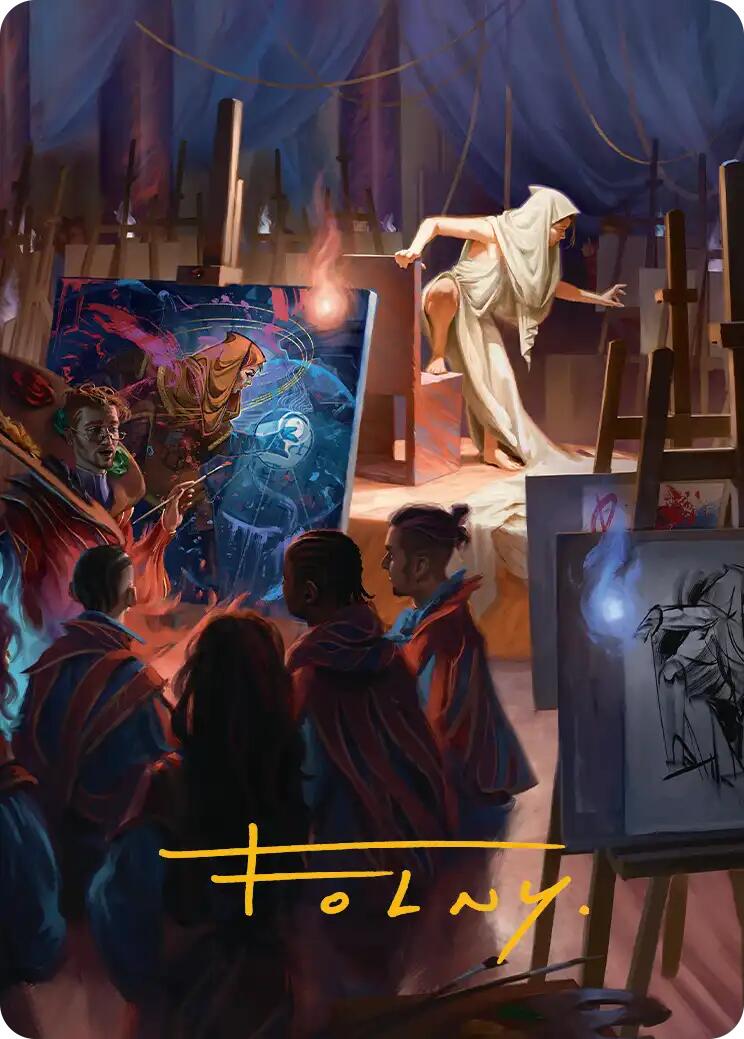 Archaeomancer Art Card (Gold-Stamped Signature) [Secrets of Strixhaven Art Series] | Cards and Coasters CA