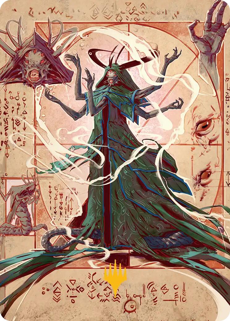 Tragedy Feaster Art Card (Gold-Stamped Planeswalker Symbol) [Secrets of Strixhaven Art Series] | Cards and Coasters CA