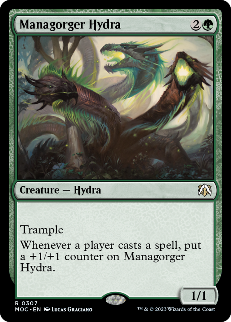 Managorger Hydra [March of the Machine Commander] | Cards and Coasters CA