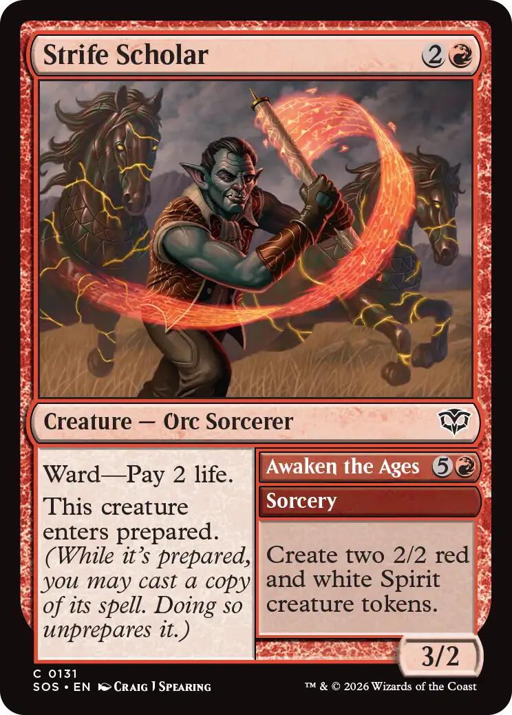 Strife Scholar [Secrets of Strixhaven] | Cards and Coasters CA