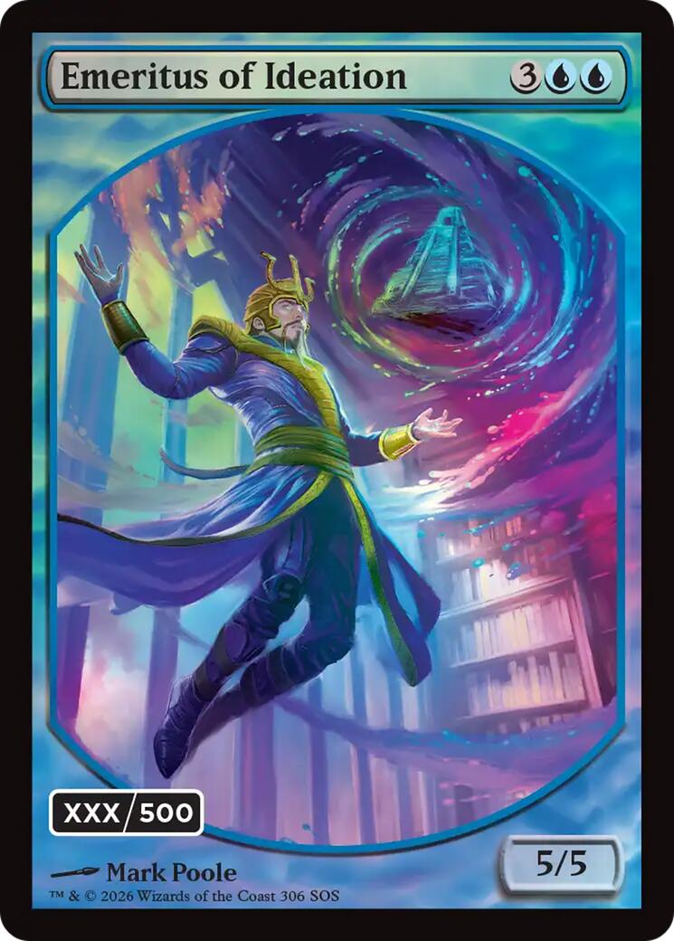 Emeritus of Ideation (Serial Numbered) [Secrets of Strixhaven] | Cards and Coasters CA