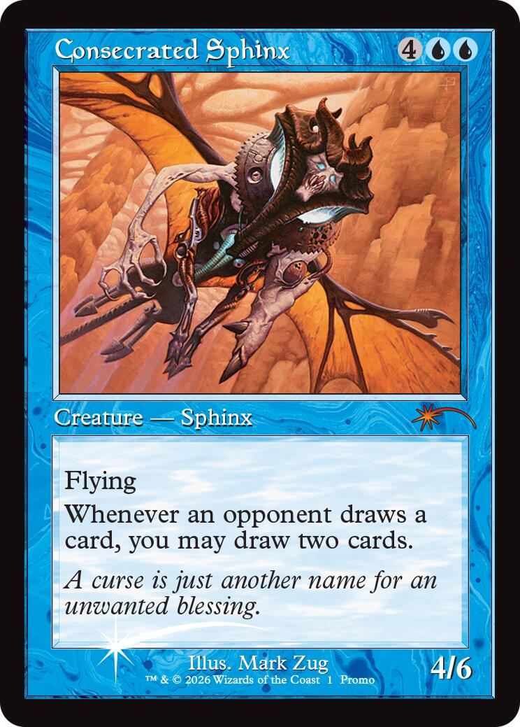 Consecrated Sphinx (Retro Frame) [MagicFest 2025] | Cards and Coasters CA