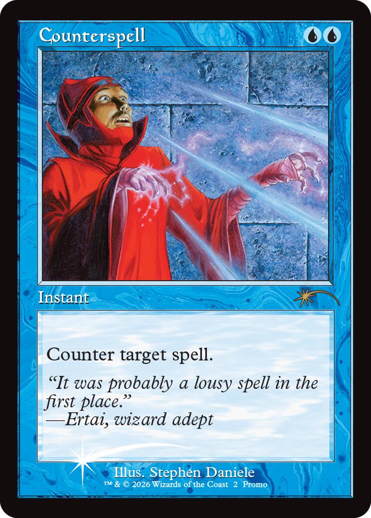 Counterspell (Retro Frame) [MagicFest 2025] | Cards and Coasters CA