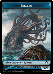 Kraken // Energy Reserve Double-Sided Token [Modern Horizons 3 Tokens] | Cards and Coasters CA