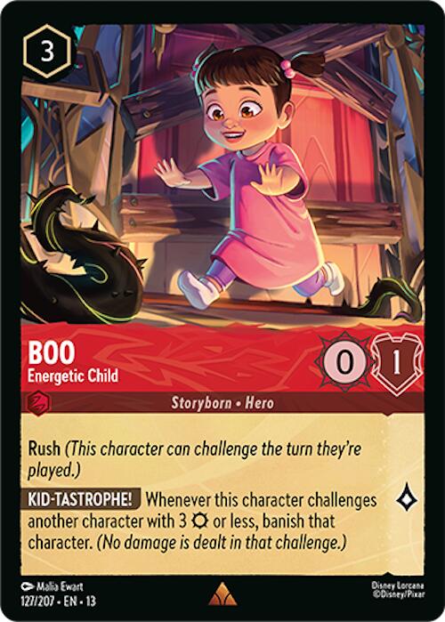 Boo - Energetic Child (127/207) [Attack of the Vine!] | Cards and Coasters CA