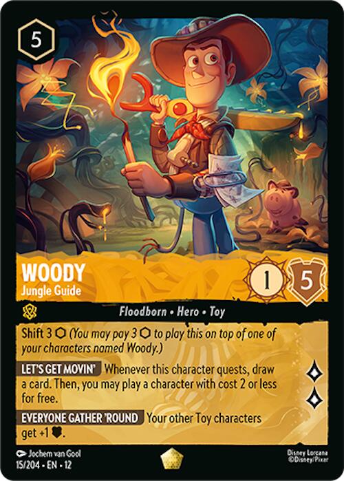 Woody - Jungle Guide (15/204) [Wilds Unknown] | Cards and Coasters CA