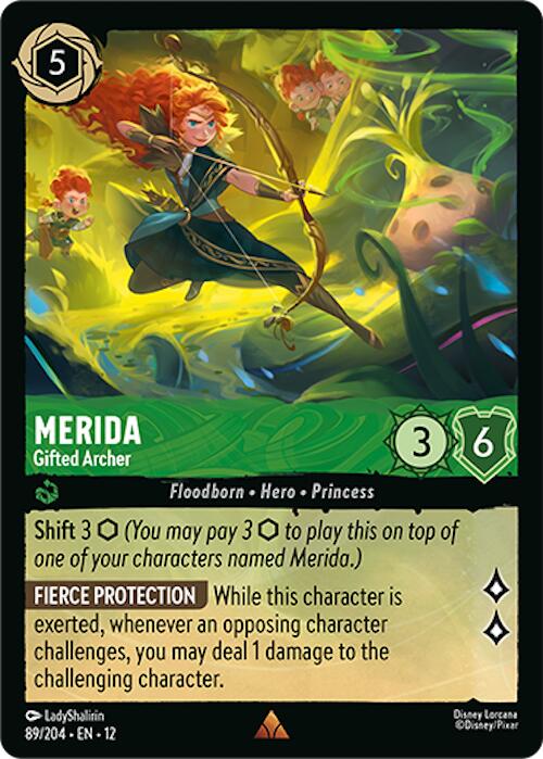 Merida - Gifted Archer (89/204) [Wilds Unknown] | Cards and Coasters CA