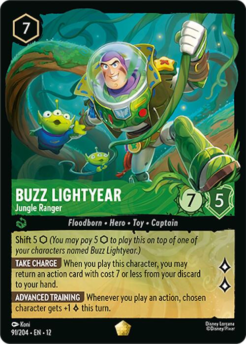 Buzz Lightyear - Jungle Ranger (91/204) [Wilds Unknown] | Cards and Coasters CA