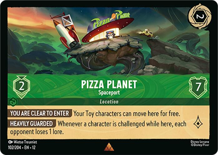 Pizza Planet - Spaceport (102/204) [Wilds Unknown] | Cards and Coasters CA