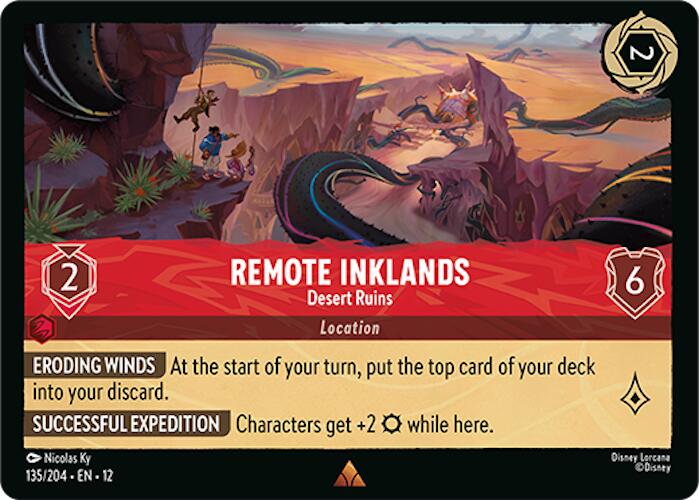 Remote Inklands - Desert Ruins (135/204) [Wilds Unknown] | Cards and Coasters CA