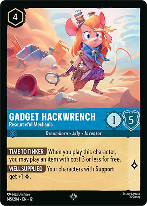Gadget Hackwrench - Resourceful Mechanic (145/204) [Wilds Unknown] | Cards and Coasters CA