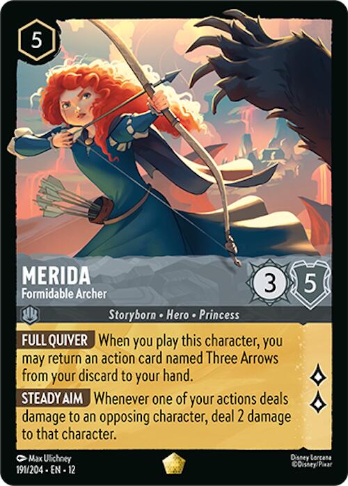 Merida - Formidable Archer (191/204) [Wilds Unknown] | Cards and Coasters CA