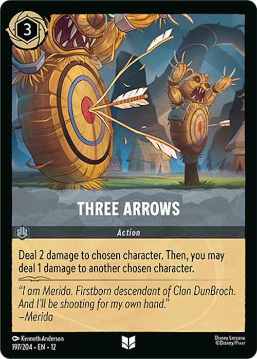 Three Arrows (197/204) [Wilds Unknown] | Cards and Coasters CA