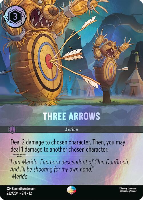 Three Arrows (Epic) (222/204) [Wilds Unknown] | Cards and Coasters CA