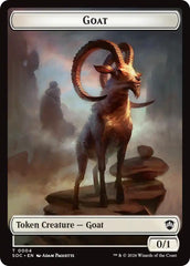 Goat // Fungus Beast Double-Sided Token [Secrets of Strixhaven Commander Tokens] | Cards and Coasters CA