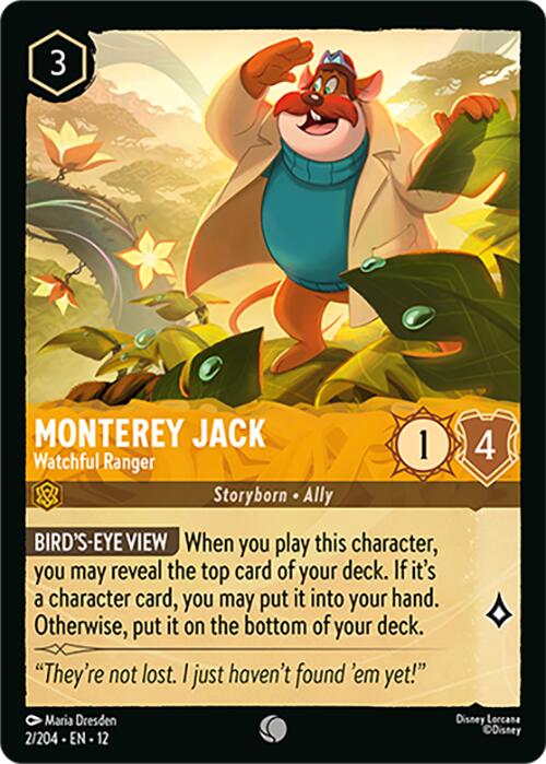 Monterey Jack - Watchful Ranger (2/204) [Wilds Unknown] | Cards and Coasters CA