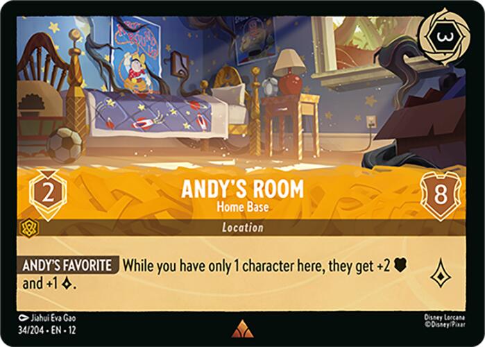 Andy's Room - Home Base (34/204) [Wilds Unknown] | Cards and Coasters CA