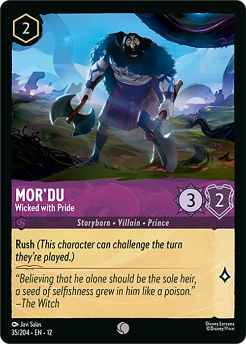 Mor'du - Wicked with Pride (35/204) [Wilds Unknown] | Cards and Coasters CA