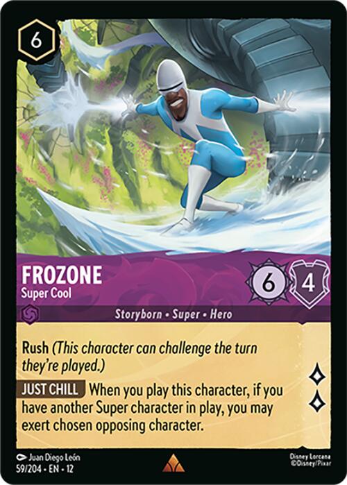 Frozone - Super Cool (59/204) [Wilds Unknown] | Cards and Coasters CA