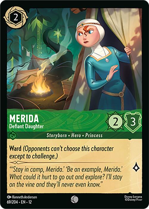 Merida - Defiant Daughter (69/204) [Wilds Unknown] | Cards and Coasters CA