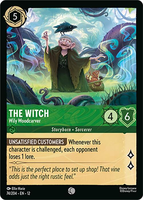 The Witch - Wily Woodcarver (74/204) [Wilds Unknown] | Cards and Coasters CA
