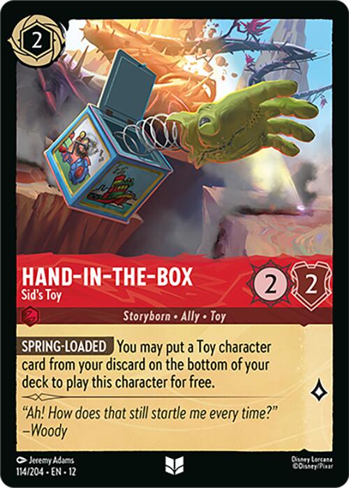 Hand-in-the-Box - Sid's Toy (114/204) [Wilds Unknown] | Cards and Coasters CA