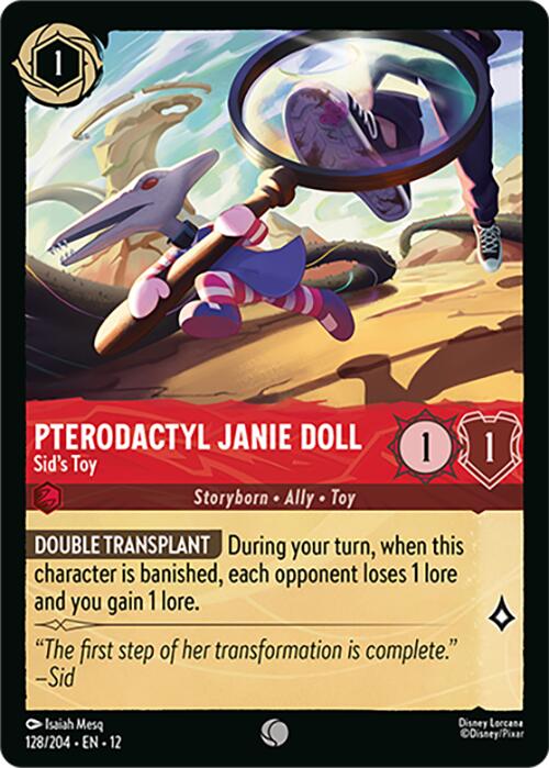 Pterodactyl Janie Doll - Sid's Toy (128/204) [Wilds Unknown] | Cards and Coasters CA