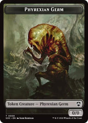 Phyrexian Germ // Thopter Double-Sided Token [Secrets of Strixhaven Commander Tokens] | Cards and Coasters CA