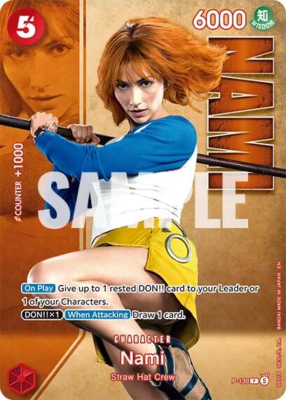 Nami (P-139) (Premium Card Collection -Live Action Edition Vol.2 Straw Hat Crew-) [One Piece Promotion Cards] | Cards and Coasters CA
