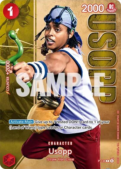 Usopp (P-136) (Premium Card Collection -Live Action Edition Vol.2 Straw Hat Crew-) [One Piece Promotion Cards] | Cards and Coasters CA