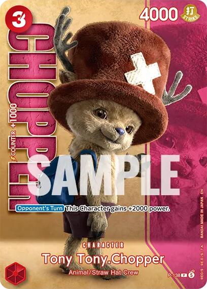 Tony Tony.Chopper (P-138) (Premium Card Collection -Live Action Edition Vol.2 Straw Hat Crew-) [One Piece Promotion Cards] | Cards and Coasters CA
