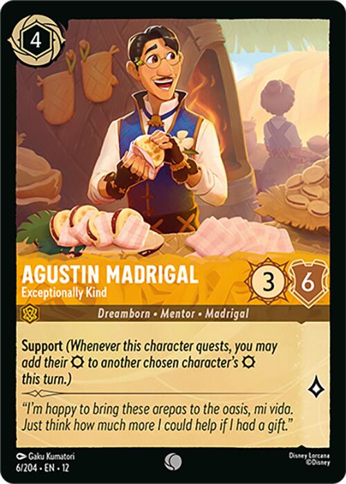 Agustin Madrigal - Exceptionally Kind (6/204) [Wilds Unknown] | Cards and Coasters CA