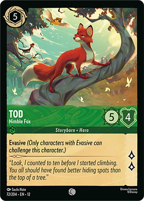 Tod - Nimble Fox (72/204) [Wilds Unknown] | Cards and Coasters CA