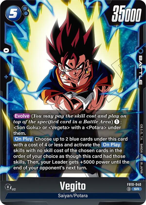 Vegito (FB10-040) [Cross Force] | Cards and Coasters CA