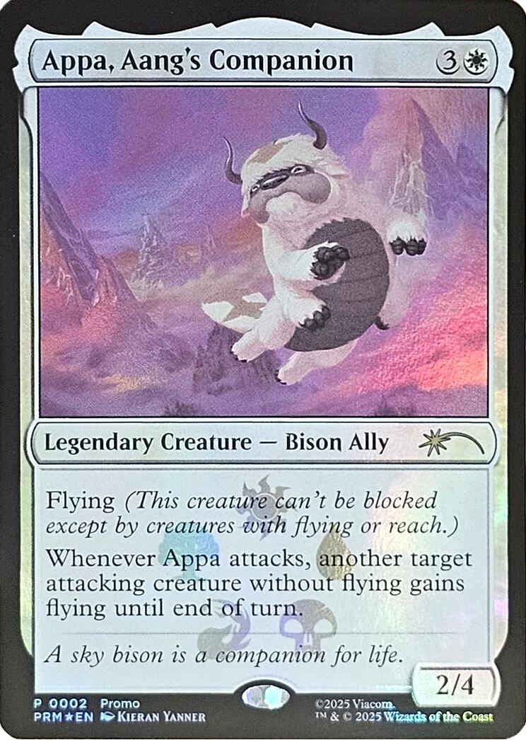 Appa, Aang's Companion [Media Promos] | Cards and Coasters CA