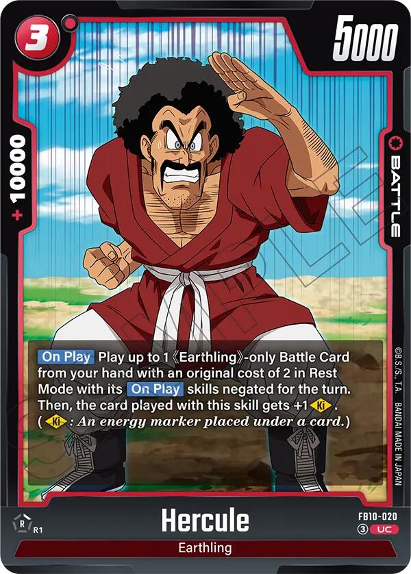 Hercule (FB10-020) [Cross Force] | Cards and Coasters CA