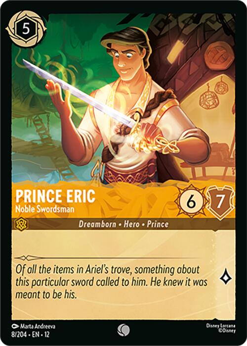 Prince Eric - Noble Swordsman (8/204) [Wilds Unknown] | Cards and Coasters CA