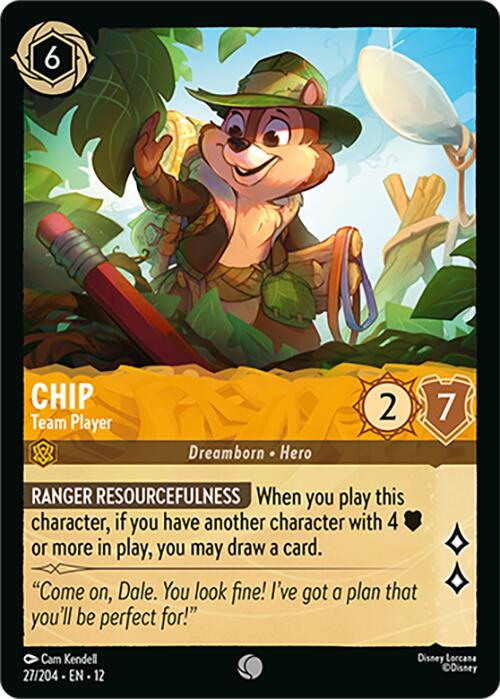 Chip - Team Player (27/204) [Wilds Unknown] | Cards and Coasters CA