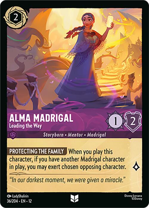 Alma Madrigal - Leading the Way (36/204) [Wilds Unknown] | Cards and Coasters CA