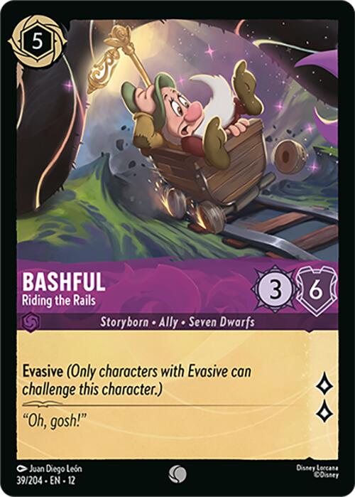 Bashful - Riding the Rails (39/204) [Wilds Unknown] | Cards and Coasters CA